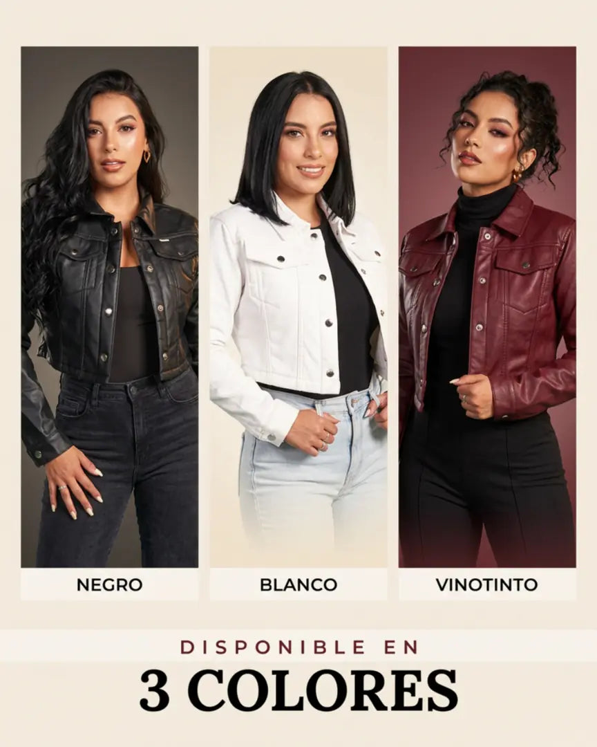 CHAQUETA CUERO TEX
