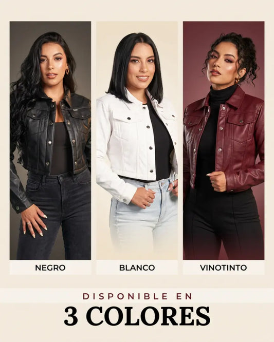 CHAQUETA CUERO TEX