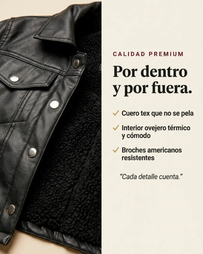 CHAQUETA CUERO TEX