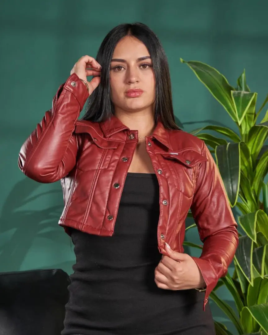 CHAQUETA CUERO TEX